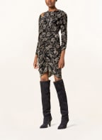 ISABEL MARANT Silk dress TOSCA, Color: BLACK/ CREAM/ BLUE (Image 1)