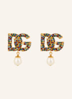 DOLCE & GABBANA Ohrclips, Farbe: GOLD/ WEISS/ DUNKELROT (Bild 1)