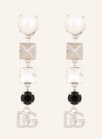 DOLCE & GABBANA Ear clips, Color: SILVER/ WHITE/ BLACK (Image 1)