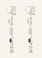 DOLCE & GABBANA Ear clips, Color: SILVER/ WHITE/ BLACK (Image 1)