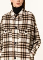 ISABEL MARANT ÉTOILE Mantel FONTIZI mit Leinen, Farbe: ECRU/ SCHWARZ (Bild 1)