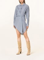ISABEL MARANT ÉTOILE Oversized shirt dress SEEN, Color: BLUE GRAY (Image 1)