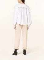 ISABEL MARANT ÉTOILE Bluse GEORGINA mit Spitze und Volants, Farbe: WEISS (Bild 1)