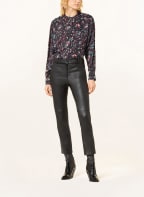 ISABEL MARANT ÉTOILE Bluse CATCHELL , Farbe: DUNKELGRAU/ TÜRKIS/ DUNKELROT (Bild 1)
