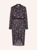 ISABEL MARANT ÉTOILE Kleid OKLEYA , Farbe: DUNKELGRAU/ TÜRKIS/ DUNKELROT (Bild 1)