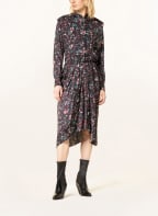 ISABEL MARANT ÉTOILE Kleid OKLEYA , Farbe: DUNKELGRAU/ TÜRKIS/ DUNKELROT (Bild 1)