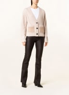 MRS & HUGS Cardigan in merino wool, Color: BEIGE (Image 1)