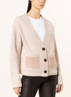 MRS & HUGS Cardigan in merino wool, Color: BEIGE (Image 1)