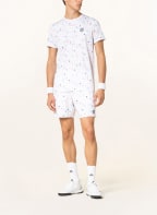 BIDI BADU Tennisshorts BEVIS, Farbe: WEISS/ DUNKELBLAU/ ROT (Bild 1)
