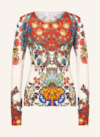 ETRO Pullover mit Seide und Cashmere, Farbe: CREME/ ROT/ BLAU (Bild 1)