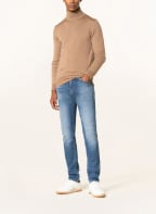 J.LINDEBERG Turtleneck sweater in merino wool, Color: CAMEL (Image 1)