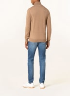 J.LINDEBERG Turtleneck sweater in merino wool, Color: CAMEL (Image 1)