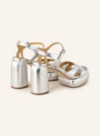 Aeyde Platform sandals ELEKTRA, Color: SILVER (Image 1)