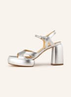 Aeyde Platform sandals ELEKTRA, Color: SILVER (Image 1)