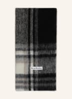 Acne Studios Scarf with alpaca, Color: BLACK/ ECRU/ LIGHT GRAY (Image 1)