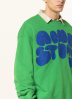 Acne Studios Sweatshirt mit Stickereien, Farbe: GRÜN/ BLAU (Bild 1)