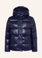 POLO RALPH LAUREN Daunenjacke mit abnehmbarer Kapuze, Farbe: DUNKELBLAU (Bild 1)