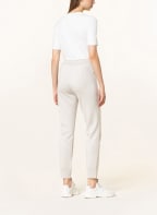 MARC CAIN Knit trousers in jogger style, Color: 130 soft pearl (Image 1)