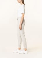MARC CAIN Knit trousers in jogger style, Color: 130 soft pearl (Image 1)