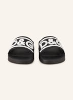 DOLCE & GABBANA Pantoletten, Farbe: SCHWARZ/ WEISS (Bild 1)