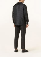 FENDI Resorthemd Comfort Fit aus Seide, Farbe: SCHWARZ/ DUNKELGRÜN (Bild 1)