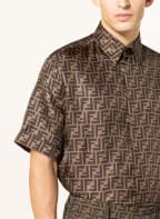 FENDI Silk short regular fit, Color: DARK BROWN (Image 1)