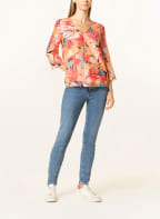 s.Oliver BLACK LABEL Blusenshirt mit 3/4-Arm , Farbe: ROT/ HELLORANGE/ SCHWARZ (Bild 1)