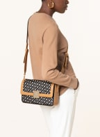 BOSS Schultertasche BLANCA, Farbe: SCHWARZ/ COGNAC/ CREME (Bild 1)
