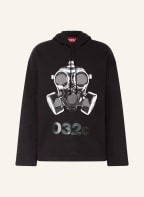 032c Oversized hoodie , Color: BLACK (Image 1)