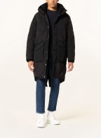 STRELLSON Quilted coat SC SURVIVAL, Color: BLACK (Image 1)