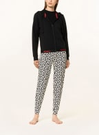 HUGO Lounge sweat jacket SPORTY LOGO, Color: BLACK (Image 1)