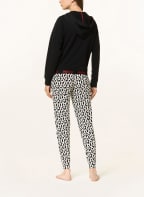 HUGO Lounge sweat jacket SPORTY LOGO, Color: BLACK (Image 1)