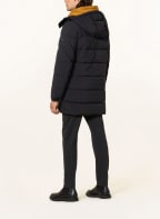 BOSS Quilted coat CONLON with removable hood, Color: BLACK (Image 1)