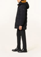 BOSS Quilted coat CONLON with removable hood, Color: BLACK (Image 1)