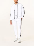 CARLO COLUCCI Sweatpants mit Galonstreifen, Farbe: WEISS (Bild 1)