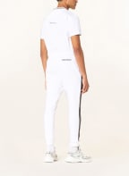 CARLO COLUCCI Sweatpants mit Galonstreifen, Farbe: WEISS (Bild 1)