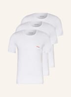 HUGO 3-pack T-shirts, Color: WHITE (Image 1)
