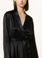 darling harbour Women's dressing gown, Color: BLACK (Image 1)