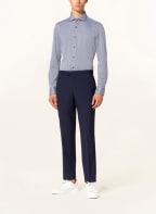 BOSS Jerseyhemd HANK PERFORMANCE Slim Fit , Farbe: DUNKELBLAU/ WEISS (Bild 1)