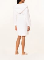 darling harbour Women’s bathrobe with hood, Color: ECRU (Image 1)