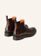 Santoni Chelsea boots, Color: DARK BROWN (Image 1)