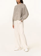 CAMBIO Wide leg trousers , Color: CREAM (Image 1)