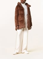 HERNO Daunenjacke mit Kunstpelz, Farbe: BRAUN (Bild 1)