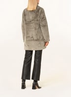 RINO & PELLE Teddyfell-Mantel NONNA, Farbe: TAUPE (Bild 1)