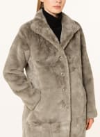 RINO & PELLE Teddyfell-Mantel NONNA, Farbe: TAUPE (Bild 1)