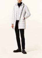 HERNO LAMINAR Down jacket with removable hood, Color: LIGHT GRAY (Image 1)