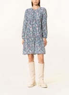 ESPRIT Kleid, Farbe: BLAUGRAU/ ALTROSA/ HELLGRÜN (Bild 1)