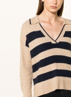 ESPRIT Pullover, Farbe: BEIGE/ DUNKELBLAU (Bild 1)