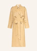 Lala Berlin Trenchcoat OLIVIA in Lederoptik , Farbe: CAMEL (Bild 1)