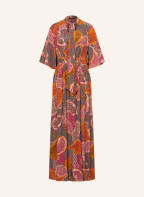 SLY 010 Schluppenkleid REYNA, Farbe: ORANGE/ TAUPE/ FUCHSIA (Bild 1)